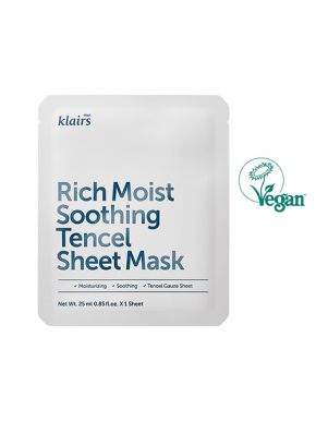 Klairs Rich Moist Soothing Tencel Sheet Mask - 25ml