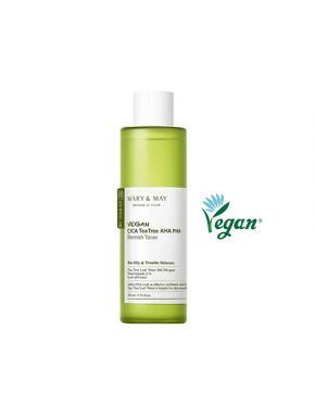 Mary&May Vegan Cica Tea Tree AHA PHA Blemish Toner - 200ml