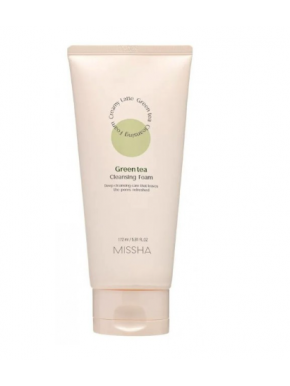Missha Creamy Latte Cleansing Foam Green Tea - 172 ml 