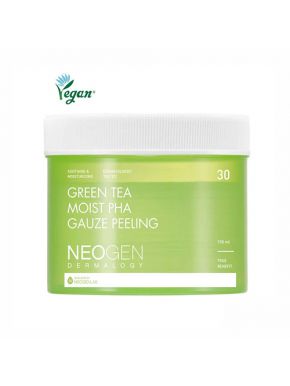 Neogen Dermalogy Green Tea Moist Pha Gauze Peeling – 30 Pads