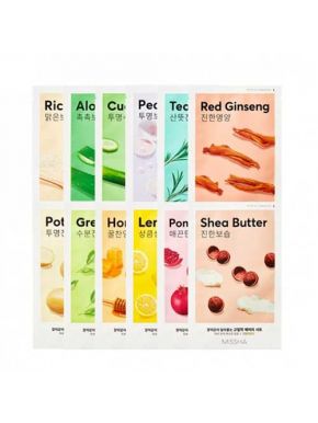 Missha Airy Fit Sheet Mask - 5 x Maschere in Tessuto