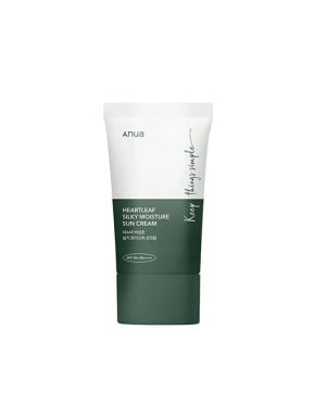 Anua Heartleaf Silk Moisture Sun Cream Spf 50+ Pa++++ - 50ml