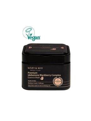 Mary&May Premium Idebenone Blackberry Complex Ampoule Mask - 20ea 