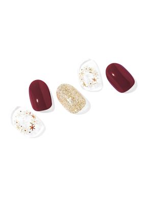 Ohora Semi Cured Gel Nail Strips - N Poinsettia - 30ea