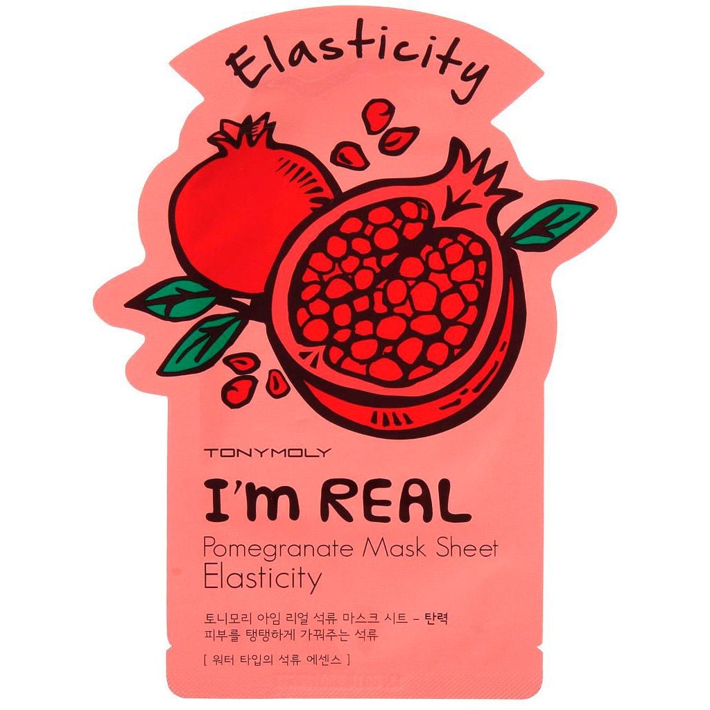 I`M Real Pomegranate Mask Sheet Elasticity - 20 ml - TonyMoly