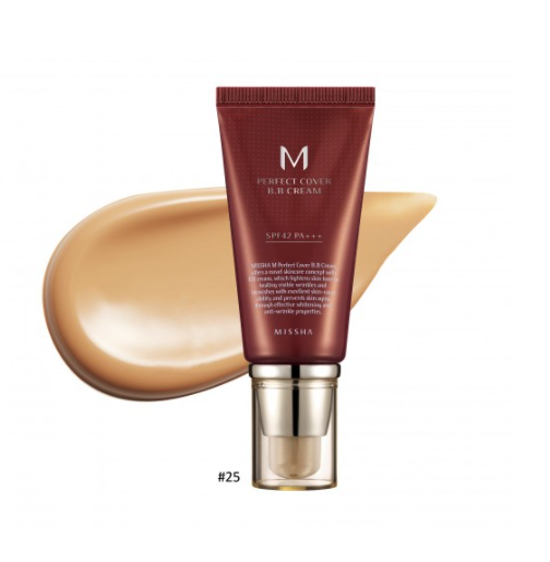 Missha M Perfect Cover Bb Cream Spf42/Pa+++ (No.25/Warm Beige) - 50 ml 