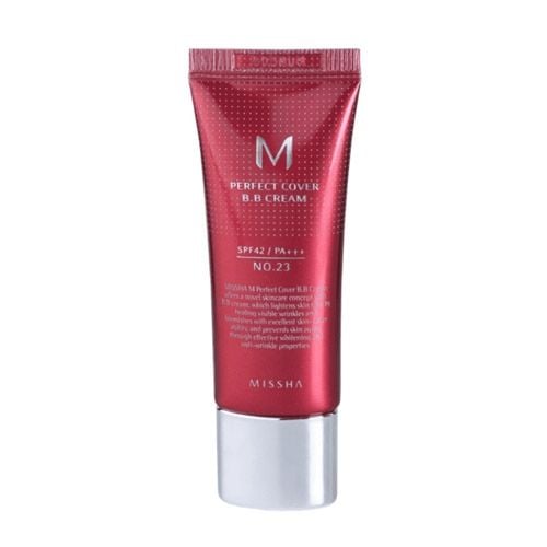 Missha M Perfect Cover Bb Cream Spf42/Pa+++ (No.23/Natural Beige) - 20ml Mini Taglia