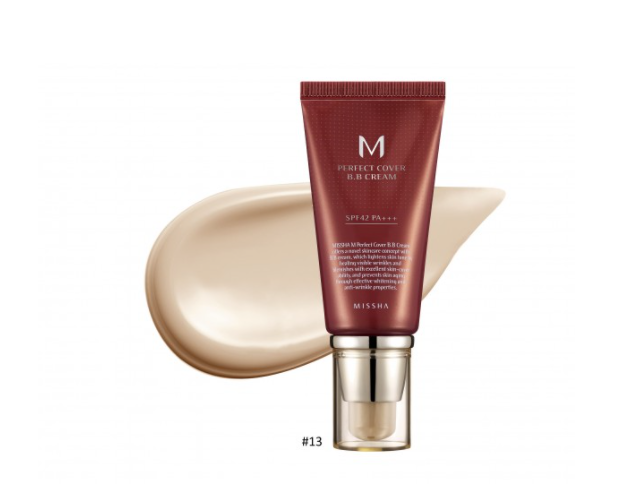 Missha M Perfect Cover Bb Cream Spf42/Pa+++ (No.13/Bright Beige) - 50ml 