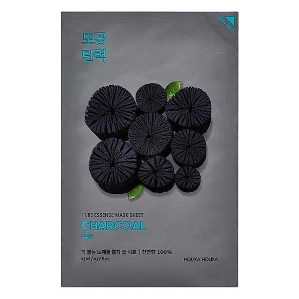 Holika Holika Pure Essence Mask Sheet - Charcoal - 20ml