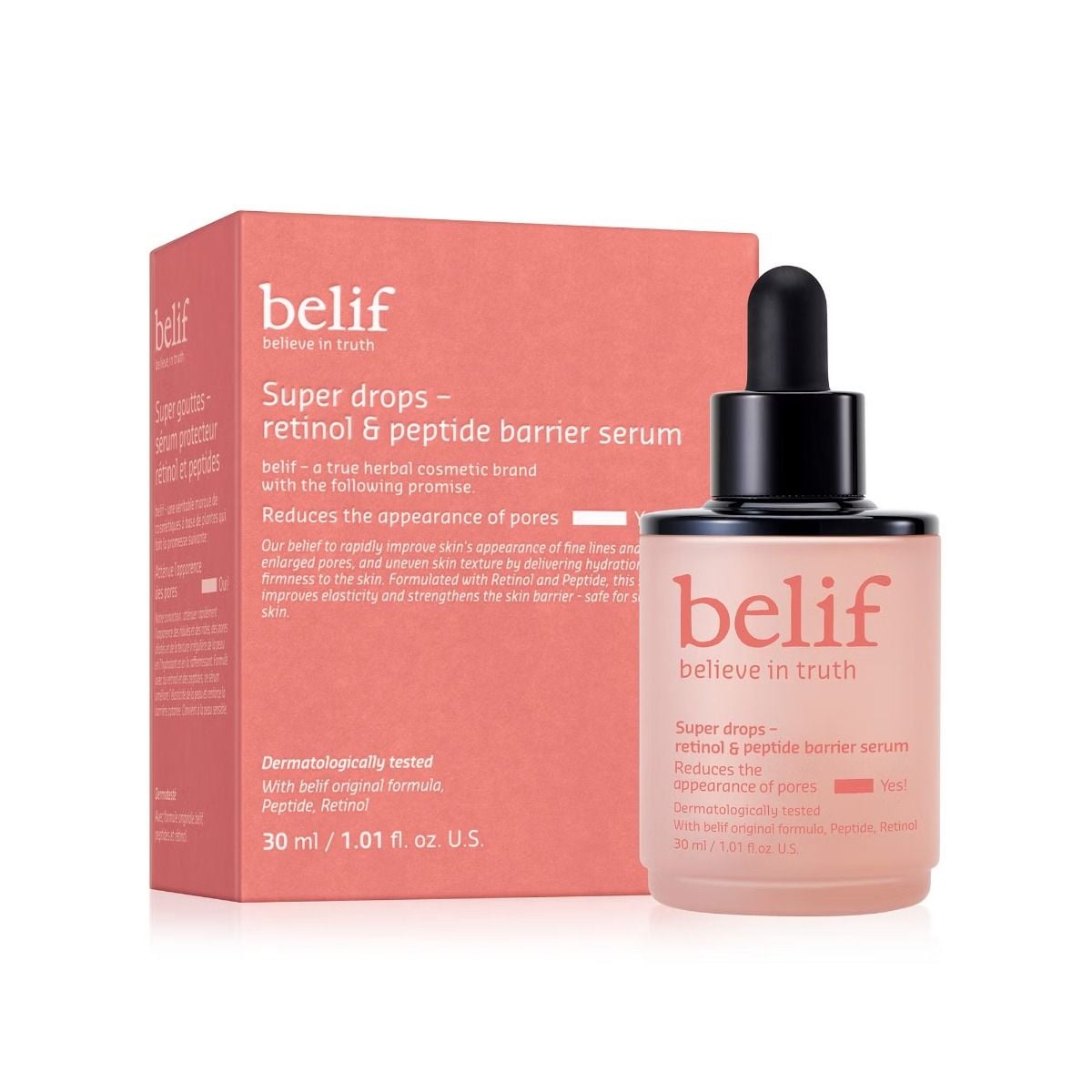 Belif Super Drops Retinol & Peptide Barrier Serum - 30ml