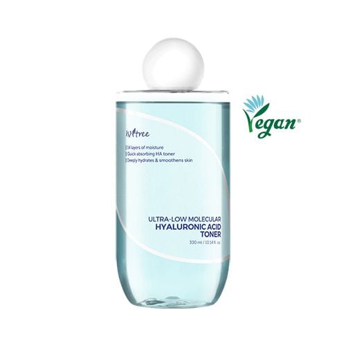 Isntree Ultra-Low Molecular Hyaluronic Acid Toner - 300ml