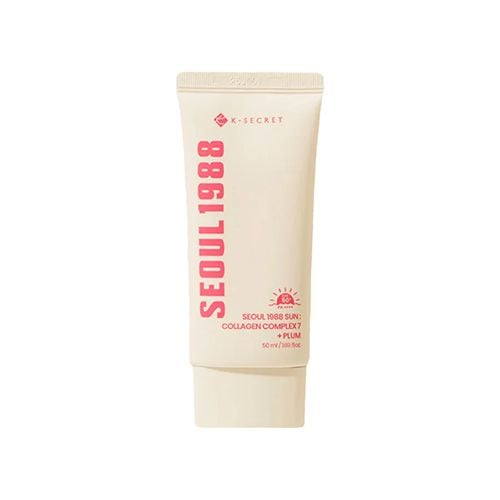 K-Secret Seoul 1988 Sun: Collagen Complex7 + Plum Spf50+Pa++++ - 50ml