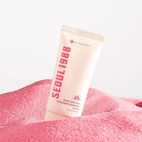K-Secret Seoul 1988 Sun: Collagen Complex7 + Plum Spf50+Pa++++ - 50ml