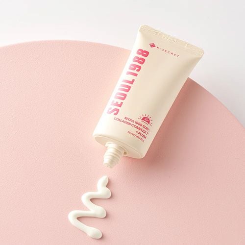 K-Secret Seoul 1988 Sun: Collagen Complex7 + Plum Spf50+Pa++++ - 50ml