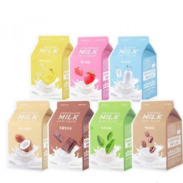 A'pieu  Milk One- Pack - 10 x Maschere in Tessuto