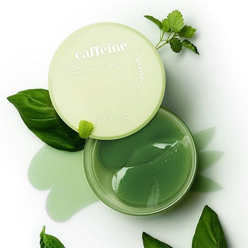 Missha Airy Fit Caffeine Depuffing Face&Eye Patch - 60ea