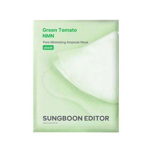 Sungboon Editor Green Tomato Nmn Pore Lifting Ampoule Mask - 23ml