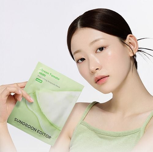 Sungboon Editor Green Tomato Nmn Pore Lifting Ampoule Mask - 23ml