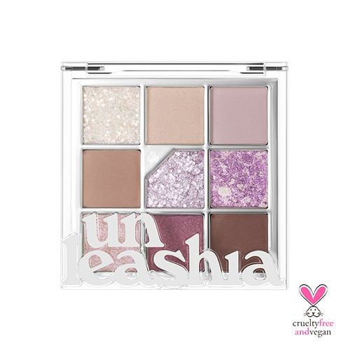 Unleashia Glitterpedia Eye Palette 4 All Of Lavender Fog - 6,6gr