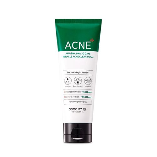 SomebyMi Aha-Bha-Pha-30days Miracle Acne Clear Foam - 100ml