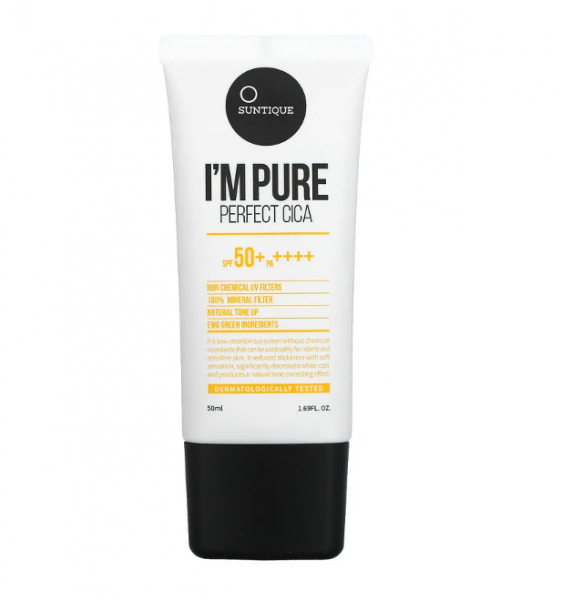 Suntique I'm Pure perfect Cica Spf 50+ Pa ++++ - 50ml