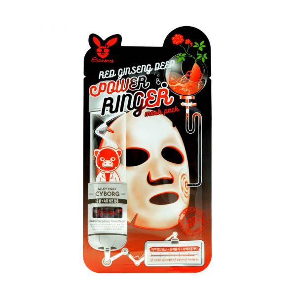 Elizavecca  Red Ginseng Deep Power Ringer Mask Pack- 23ml