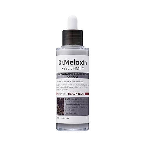Dr.Melaxin Peel Shot Exfoliating Black Rice Ampoule - 80ml