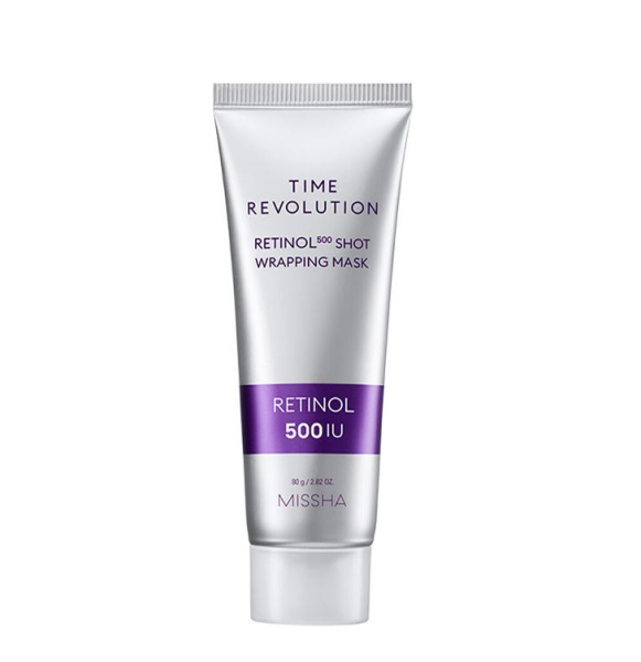 Missha Time Revolution Retinol 500 Shot Wrapping Mask - 80g