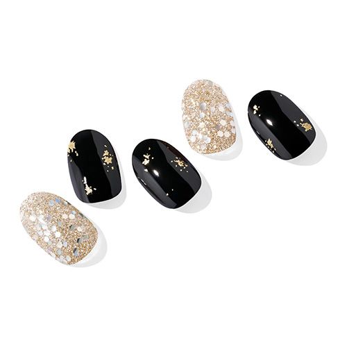 Ohora Semi Cured Gel Nail Strips - N Dazzling Night - 30ea