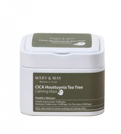 Mary&May Cica Houttuynia Tea tree Calming Mask - 30pcs